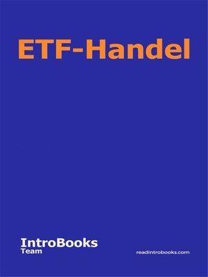 cover image of ETF-Handel
